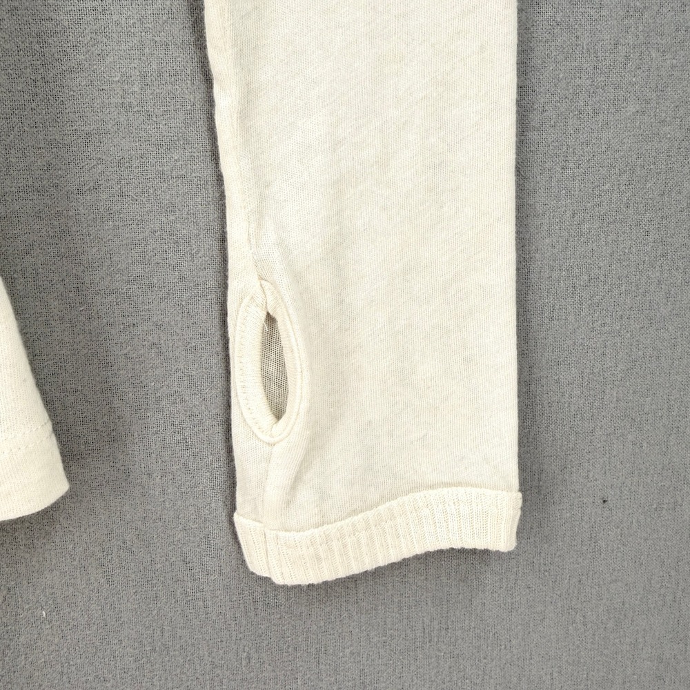 ENZA COSTA Cashmere New Classic Turtleneck Top Women Small Cream Long Sleeve NEW - Picture 13 of 15